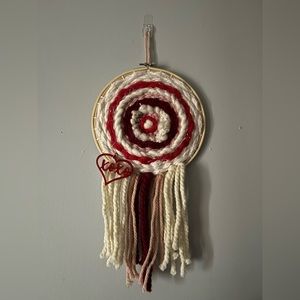 Medium sized love themed circle wall hanging